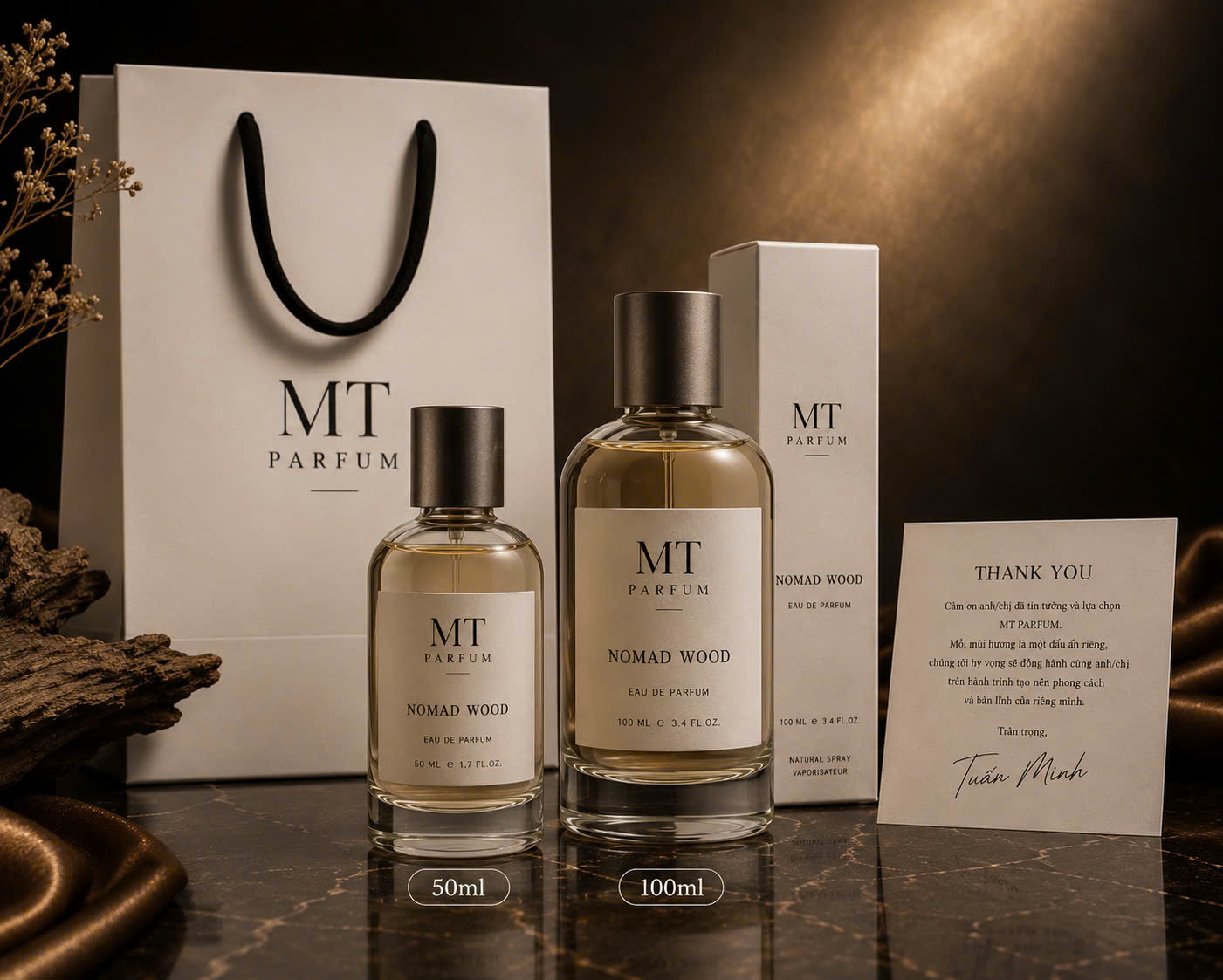 MT Parfum — thiệp cảm ơn